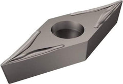 Sandvik Coromant - VBGT332 UM Grade H13A Carbide Turning Insert - Uncoated, 35° Diamond, 3/8" Inscr Circle, 3/16" Thick, 1/32" Corner Radius - Americas Industrial Supply