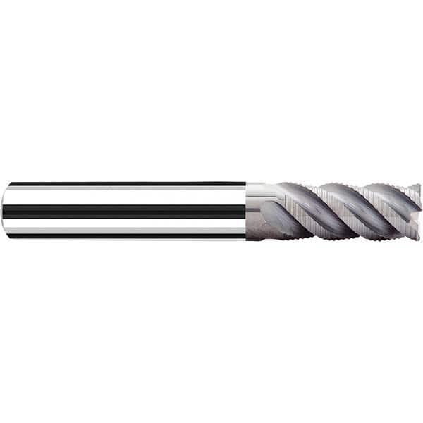 Fraisa - 3/8" Diam, 1" LOC, 4 Flute Solid Carbide Roughing Square End Mill - Americas Industrial Supply