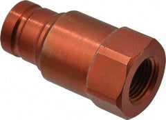 Value Collection - 3/8 NPTF Steel Hydraulic Hose Male Flush Face Coupler - Americas Industrial Supply
