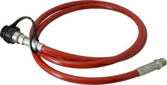 Value Collection - 1/4" Inside Diam x 3/8 NPT 6' Hydraulic Pump Hose - 10,000 psi, 59755199 Opposite End, Thermoplastic - Americas Industrial Supply