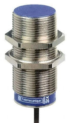 Telemecanique Sensors - 15mm Detection, Cylinder Shielded, Inductive Proximity Sensor - 2 Wires, IP68, IP69K, 24 to 240 VAC/VDC, M30x1.5 Thread, 2.44 Inch Long - Americas Industrial Supply