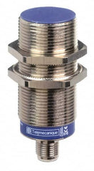 Telemecanique Sensors - PNP, 15mm Detection, Cylinder Shielded, Inductive Proximity Sensor - 3 Wires, IP67, IP69K, 12 to 48 VDC, M30x1.5 Thread, 2.91 Inch Long - Americas Industrial Supply