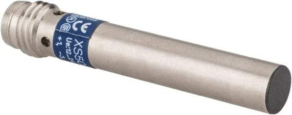 Telemecanique Sensors - PNP, 1.5mm Detection, Cylinder Shielded, Inductive Proximity Sensor - 3 Wires, IP67, 12 to 24 VDC, M6x1 Thread, 1.65 Inch Long - Americas Industrial Supply