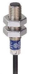 Telemecanique Sensors - PNP, 1.5mm Detection, Cylinder, Inductive Proximity Sensor - 3 Wires, IP67, 12 to 24 VDC, M8x1 Thread, 33mm Long - Americas Industrial Supply