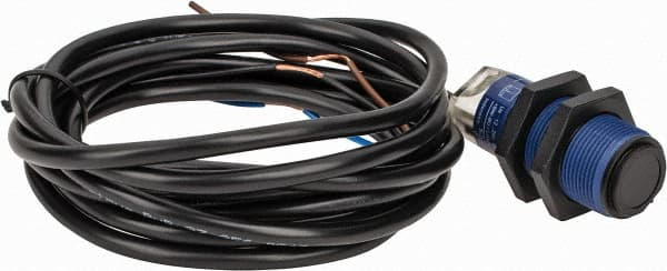 Telemecanique Sensors - Cable Connector, 15m Nominal Distance, Shock and Vibration Resistant, Through Beam Photoelectric Sensor - 12 to 24 VDC, 500 Hz, PBT, 1.81 Inch Long x 0.71 Inch Wide - Americas Industrial Supply