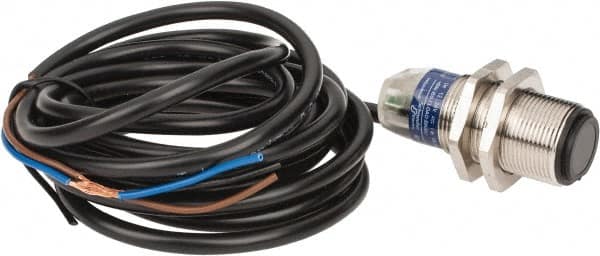 Telemecanique Sensors - Cable Connector, 15m Nominal Distance, Shock and Vibration Resistant, Through Beam Photoelectric Sensor - 12 to 24 VDC, 500 Hz, Nickel Plated Brass, 1.81 Inch Long x 0.71 Inch Wide - Americas Industrial Supply