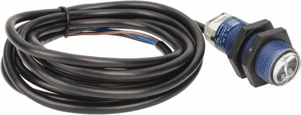 Telemecanique Sensors - Cable Connector, 0.1m Nominal Distance, Shock and Vibration Resistant, Diffused Photoelectric Sensor - 12 to 24 VDC, 500 Hz, PBT, 1.81 Inch Long x 0.71 Inch Wide - Americas Industrial Supply