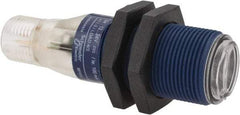 Telemecanique Sensors - 4 Pin M12 Connector, 0.1m Nominal Distance, Shock and Vibration Resistant, Diffused Photoelectric Sensor - 12 to 24 VDC, 500 Hz, PBT, 2.36 Inch Long x 0.71 Inch Wide - Americas Industrial Supply