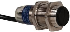 Telemecanique Sensors - Cable Connector, 0.1m Nominal Distance, Shock and Vibration Resistant, Diffused Photoelectric Sensor - 12 to 24 VDC, 500 Hz, Nickel Plated Brass, 1.81 Inch Long x 0.71 Inch Wide - Americas Industrial Supply