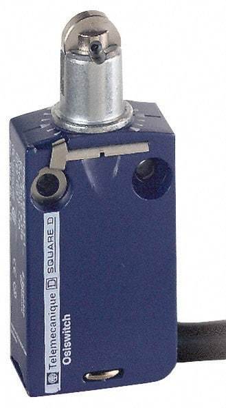 Telemecanique Sensors - SPDT, NC/NO, 240 VAC, 250 VDC, Removable Cable Terminal, Roller Plunger Actuator, General Purpose Limit Switch - 1, 2, 6, 12, 13, 4X, 6P NEMA Rating, IP66, IP67, IP68 IPR Rating - Americas Industrial Supply