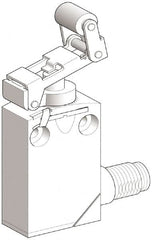 Telemecanique Sensors - SPDT, NC/NO, 240 VAC, 250 VDC, Screw Terminal, Roller Plunger Actuator, General Purpose Limit Switch - 1, 2, 6, 12, 13, 4X, 6P NEMA Rating, IP66, IP67, IP68 IPR Rating - Americas Industrial Supply