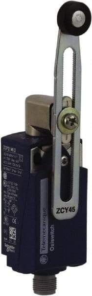 Telemecanique Sensors - SPDT, NC/NO, 240 VAC, 250 VDC, Screw Terminal, Roller Lever Actuator, General Purpose Limit Switch - 1, 2, 4, 6, 12, 13 NEMA Rating, IP66, IP67 IPR Rating - Americas Industrial Supply