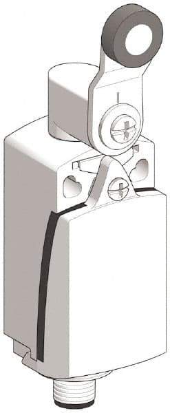 Telemecanique Sensors - SPDT, NC/NO, 240 VAC, 250 VDC, Screw Terminal, Roller Lever Actuator, General Purpose Limit Switch - 1, 2, 4, 6, 12, 13 NEMA Rating, IP66, IP67 IPR Rating - Americas Industrial Supply