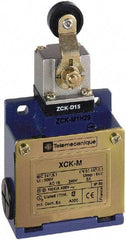 Telemecanique Sensors - DP, NC/NO, 240 VAC, Screw Terminal, Roller Lever Actuator, General Purpose Limit Switch - IP66 IPR Rating - Americas Industrial Supply