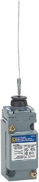 Square D - SPDT, NC/NO, Multiple VDC Levels, Screw Terminal, Cat Whisker Actuator, General Purpose Limit Switch - 1, 2, 4, 6, 12, 13, 6P NEMA Rating, IP66 IPR Rating - Americas Industrial Supply