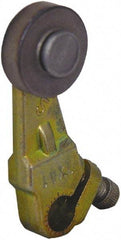 Square D - 1-1/2 Inch Long, 1/4 Inch Diameter, Cast Zinc Body, Limit Switch Operator - 1/4 Inch Face Width, Iron Roller, For Use with Limit Switches - Americas Industrial Supply