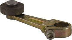 Square D - 2 Inch Long, 1/4 Inch Diameter, Cast Zinc Body, Limit Switch Operator - 1/4 Inch Face Width, Iron Roller, For Use with Limit Switches - Americas Industrial Supply