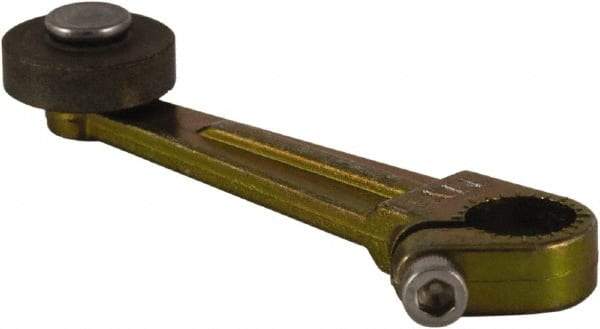 Square D - 2-1/2 Inch Long, 1/4 Inch Diameter, Cast Zinc Body, Limit Switch Operator - 1/4 Inch Face Width, Steel Roller, For Use with Limit Switches - Americas Industrial Supply