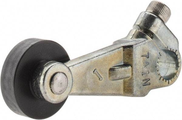 Square D - 1-1/2 Inch Long, 1/4 Inch Diameter, Cast Zinc Body, Limit Switch Lever Roller - 1/4 Inch Face Width, Nylon Roller, For Use with Limit Switches - Americas Industrial Supply