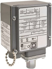 Square D - 4, 13 and 4X NEMA Rated, SPDT, 1.5 to 75 psi, Electromechanical Pressure and Level Switch - Exact Industrial Supply