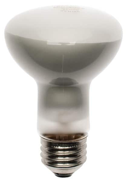 Philips - 45 Watt Incandescent Flood/Spot Medium Screw Lamp - 2,700°K Color Temp, 380 Lumens, 130 Volts, Dimmable, R20, 2,000 hr Avg Life - Americas Industrial Supply