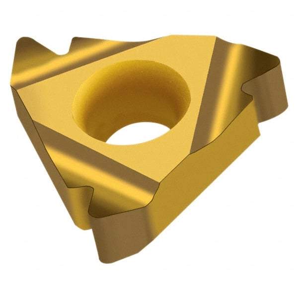Walter - NTS-ER16 External Right Hand ISO Laydown Threading Insert - Grade WXM20, TiCN Coated Carbide, 9.53mm Inscribed Circle - Americas Industrial Supply