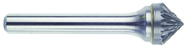SK-9 1 x 1/2 x 1/4" SH Sgl Cut - CBD - Burr - Americas Industrial Supply