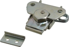 Value Collection - 2.62" Long x 2.51" Wide x 0.79" High, Standard Base Wing Turn Latch - Steel, with Zinc Finish - Americas Industrial Supply