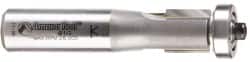 Amana Tool - 1/2" Cut Diam, 1/2" Length of Cut, 2 Flute Overhang Trim Edge Profile Router Bit - Carbide-Tipped, 1/2" Shank Diam, 2-5/8" OAL, Uncoated - Americas Industrial Supply