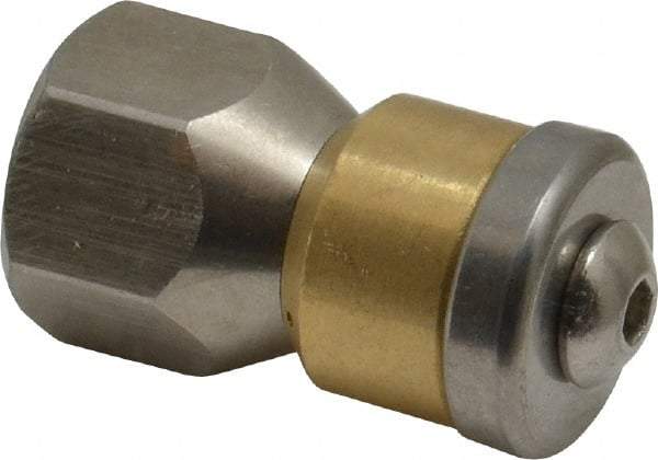 Value Collection - 3,000 psi Rotating, Sewer Pressure Washer Nozzle - 5.5mm Orifice Diam, 1/4" Thread - Americas Industrial Supply