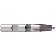 Emuge - 3/4-14 NPT 4 Flute Solid Carbide Standard Flute Tap - Americas Industrial Supply