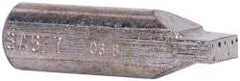 Norton - 3A-F, 7/16" Shank Diam Multi-Point Diamond Dresser - 3/8" Long x 1/4" Thick Head - Americas Industrial Supply