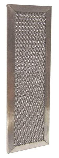 Made in USA - 9" Noml Height x 19-1/2" Noml Width x 7/8" Noml Depth, 75% Capture Efficiency, Permanent Air Filter - MERV 4, Galvanized Steel Mesh, Integrated Galvanized Steel Frame, 350 Max FPM, 1,000 CFM - Americas Industrial Supply