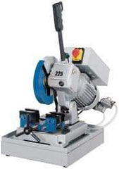 Rong Fu - 1 Cutting Speed, 9" Blade Diam, Cold Saw - 52 RPM Blade Speed, Bench Machine, Compatible with Ferrous Material - Americas Industrial Supply