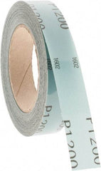 Made in USA - 1" x 50 Yd 1200 Grit Aluminum Oxide Shop Roll - Americas Industrial Supply