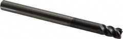 OSG - 10mm, 4 Flute, Single End, Solid Carbide, 0.5mm Corner Radius End Mill - 120mm OAL, 45° Helix, 15mm LOC, 50mm Extended Reach - Americas Industrial Supply