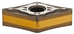 Iscar - DNMG332 PF Grade IC8150 Carbide Turning Insert - TiCN/Al2O3 Finish, 55° Diamond, 3/8" Inscr Circle, 3/16" Thick, 1/32" Corner Radius - Americas Industrial Supply