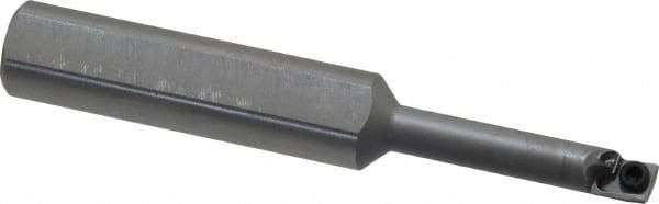 Kennametal - 0.208" Min Bore Diam, 2-1/2" OAL, 3/8" Shank Diam, CSBI Indexable Boring Bar - 1/2" Max Bore Depth, CDC Insert, Screw Holding Method - Americas Industrial Supply