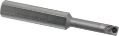 Kennametal - 0.23" Min Bore Diam, 2-1/2" OAL, 3/8" Shank Diam, CSBI Indexable Boring Bar - 1" Max Bore Depth, CDC Insert, Screw Holding Method - Americas Industrial Supply