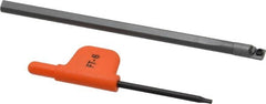 Kennametal - 0.224" Min Bore Diam, 4" OAL, 3/16" Shank Diam, CCBI Indexable Boring Bar - 1-7/8" Max Bore Depth, CDC Insert, Screw Holding Method - Americas Industrial Supply
