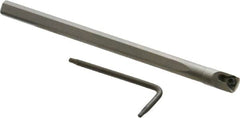 Kennametal - 0.3" Min Bore Diam, 4" OAL, 1/4" Shank Diam, FCBI Indexable Boring Bar - 2-1/2" Max Bore Depth, TD.. Insert, Screw Holding Method - Americas Industrial Supply