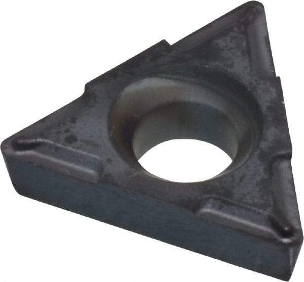 Kennametal - TPCH221 Grade KC5010 Carbide Boring Insert - TiC/TiCN/TiN Finish, 60° Triangle, 11° Relief Angle, 1/4" Inscr Circle, 3/32" Thick, 1/64" Corner Radius - Americas Industrial Supply