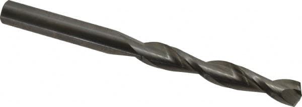 Hertel - 21/64" 135° Solid Carbide Jobber Drill - Right Hand Cut, Parabolic Flute, 4" OAL, Split Point - Americas Industrial Supply