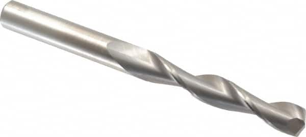 Hertel - 23/64" 135° Solid Carbide Jobber Drill - Right Hand Cut, Parabolic Flute, 4" OAL, Split Point - Americas Industrial Supply