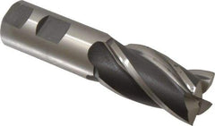 Hertel - 28mm, 2" LOC, 1" Shank Diam, 4-1/2" OAL, 4 Flute, Cobalt Square End Mill - Single End, Uncoated, 30° Helix, Centercutting, Right Hand Cut - Americas Industrial Supply