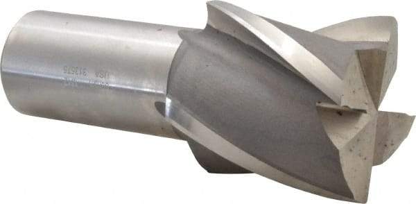 Hertel - 50mm, 2" LOC, 1-1/4" Shank Diam, 4-1/2" OAL, 4 Flute, Cobalt Square End Mill - Single End, Uncoated, 30° Helix, Centercutting, Right Hand Cut - Americas Industrial Supply