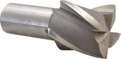 Hertel - 50mm, 2" LOC, 1-1/4" Shank Diam, 4-1/2" OAL, 4 Flute, Cobalt Square End Mill - Single End, Uncoated, 30° Helix, Centercutting, Right Hand Cut - Americas Industrial Supply