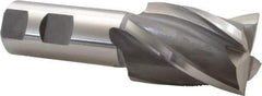 Hertel - 36mm, 2" LOC, 1" Shank Diam, 4-1/2" OAL, 4 Flute, Cobalt Square End Mill - Single End, Uncoated, 30° Helix, Centercutting, Right Hand Cut - Americas Industrial Supply
