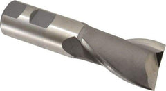 Hertel - 32mm, 2" LOC, 1" Shank Diam, 4-1/2" OAL, 2 Flute, Cobalt Square End Mill - Single End, Uncoated, Centercutting, Right Hand Cut - Americas Industrial Supply