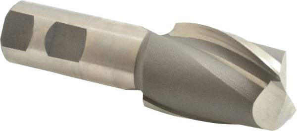 Hertel - 36mm, 2" LOC, 1" Shank Diam, 4-1/2" OAL, 2 Flute, Cobalt Square End Mill - Single End, Uncoated, Centercutting, Right Hand Cut - Americas Industrial Supply